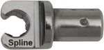 Excel Replacement Spoke Head Spline - Chrome
