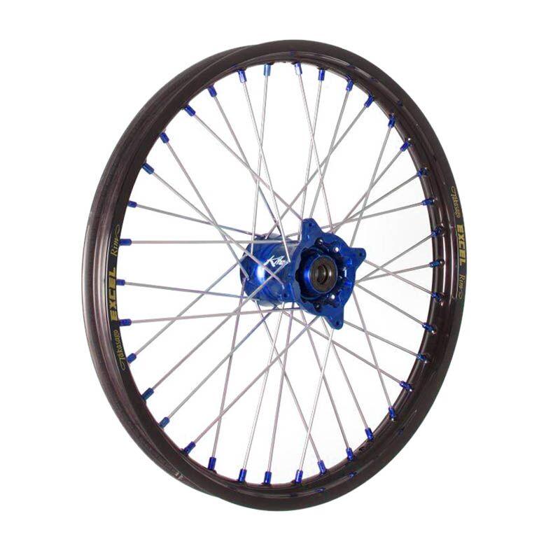 Kite Elite MX 21" Front Wheel - Yamaha YZF450 2003-2013 - Black/Blue Hub/Silver