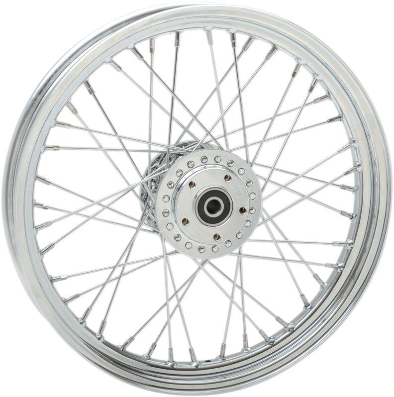 Drag Specialties Laced Wheel For Harley Davidson FXD 1450 2000-2003 19x2.5 Front - Chrome Silver