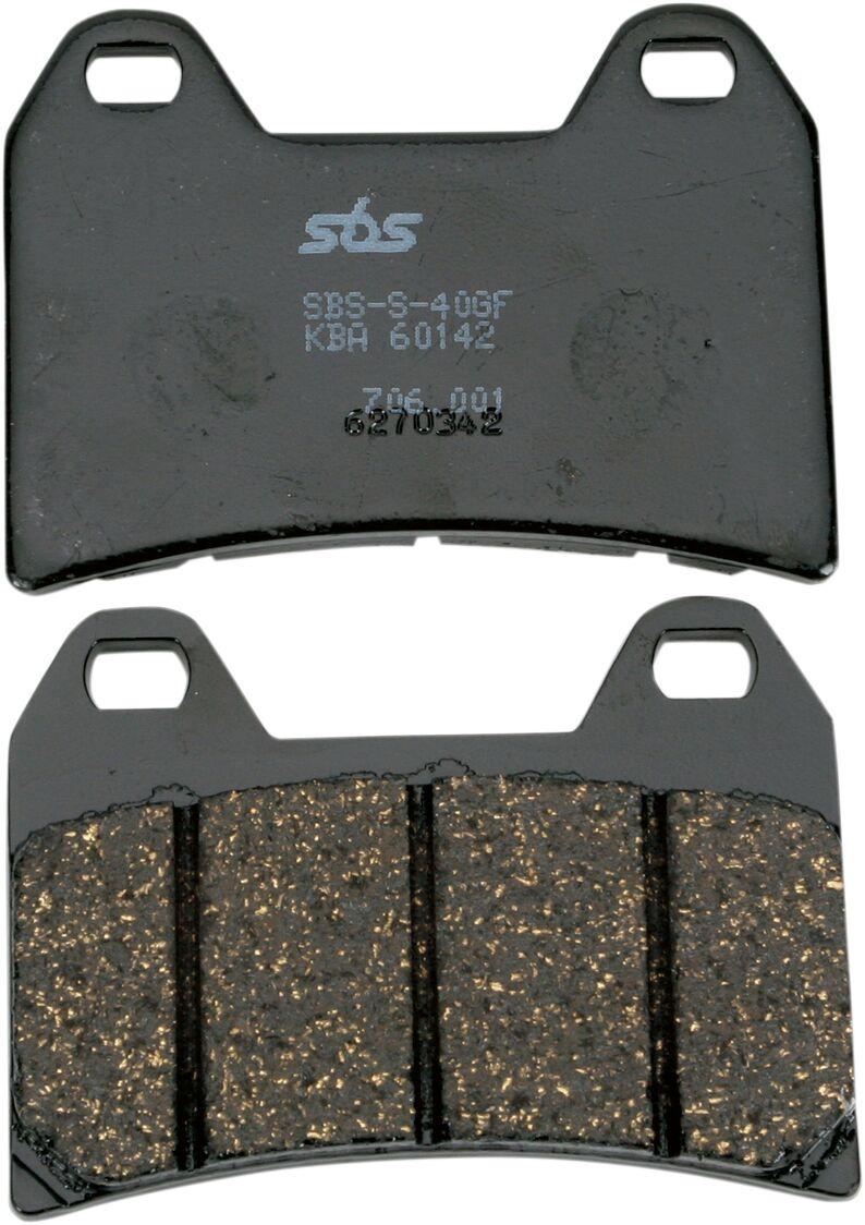 SBS HF Street Ceramic Organic Front Brake Pads For Ducati 748 R 2000