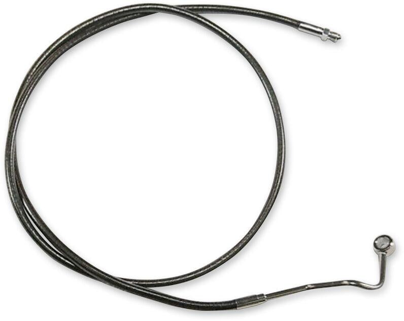 Magnum Shielding Designer Series ABS-Specific Mid Brake Hose Kit For Harley Davidson FLH 1868 2021 Middle 38 cm (15") 48.5 cm (19") - Black Black Pearl