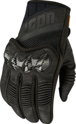 Icon Contra3 CE Gloves - Black