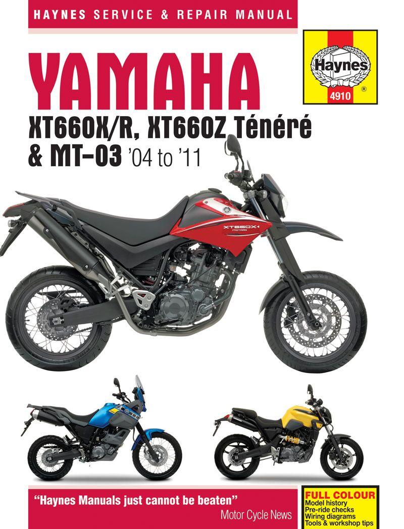Haynes Service Manual For Yamaha MT-03 660 2006-2011
