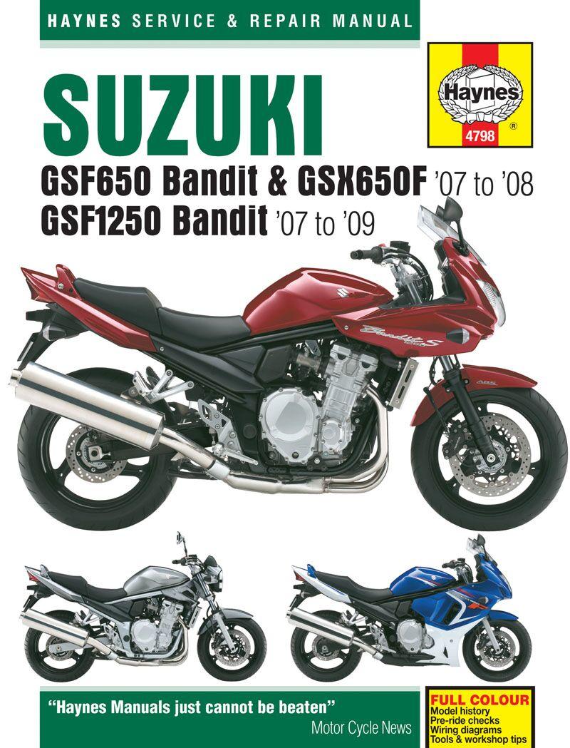 Haynes Service Manual For Suzuki GSF 1250 2007-2011