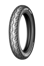 Dunlop D401 Black Wall Front Tyre Blackwall TL 73H 130/90B16"