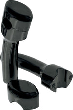 LA Choppers Hefty Smooth Handlebar Risers for 1-1/4" Handlebars For Suzuki C 50 2005-2025 14 cm (5-1/2") - Black