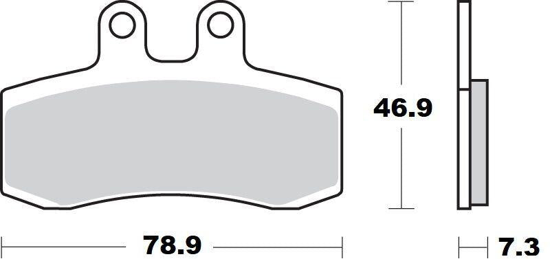 Moto Master Ceramic Brake Pads For Honda CA 125 1997-2000 Front
