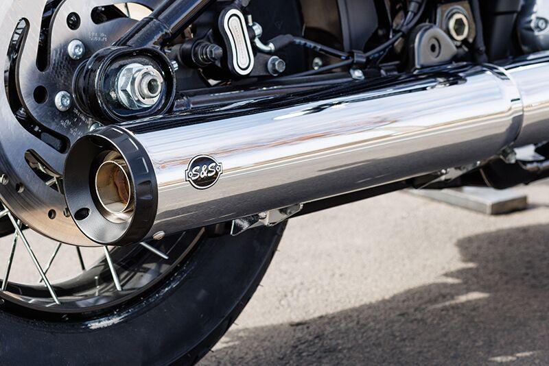 S&S Cycle Grand National Silencer For Harley Davidson FLHCS 1923 ABS 2025-2026 - Chrome