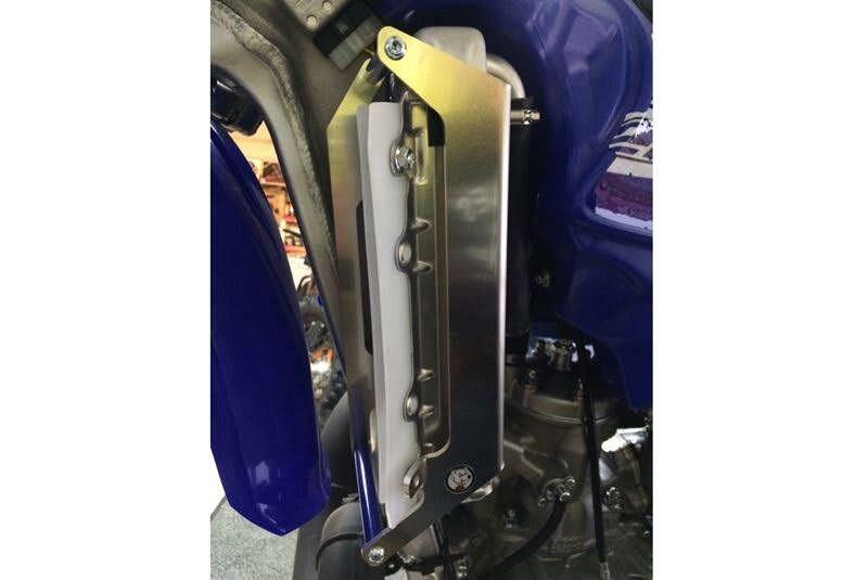 AXP Radiator Braces For Yamaha YZ125 2002-2021 - Silver
