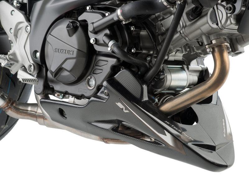 Puig Engine Spoiler For Suzuki SV 650 1999-2025 - Matt Black