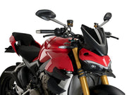 Puig New Generation Sport Screen For Ducati Streetfighter V2 2022-2024 - Black