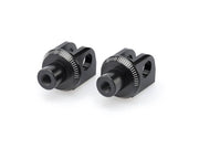 Puig Footpeg Adaptors For Kawasaki Ninja 1000 SX 2020-2024 - Black