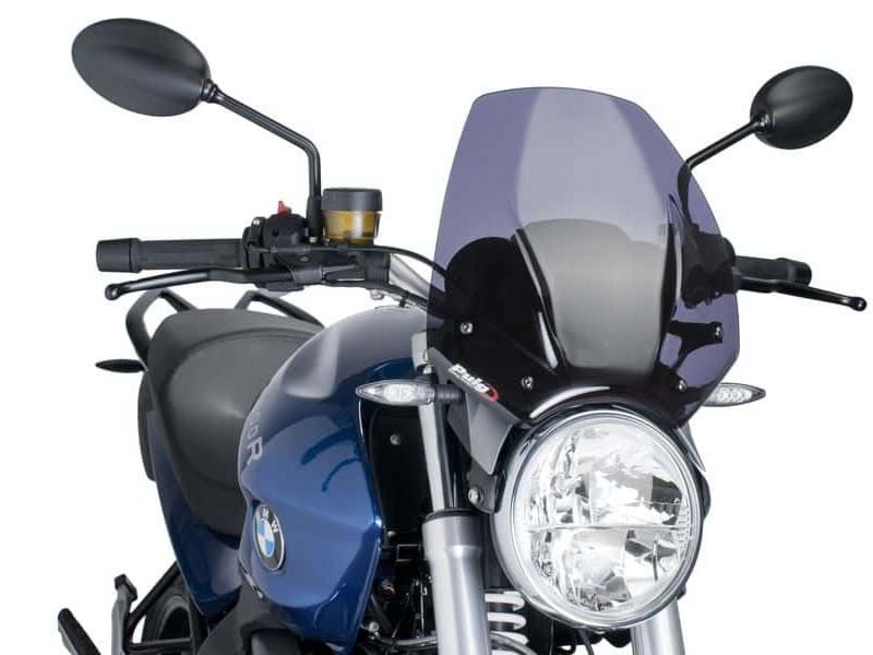 Puig New Generation Sport Screen For BMW R1200 R 2006-2014 - Dark Smoke