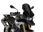 Puig Adjustable Touring Screen For BMW F750 GS 2018-2024 - Dark Smoke