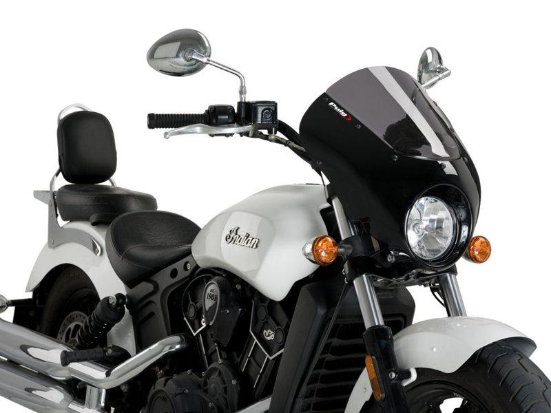 Puig Dark Night Screen For Indian Scout 2015-2025 - Dark Smoke