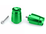 Puig Sport Bar Ends For Kawasaki ER6-F 2009-2016 - Green