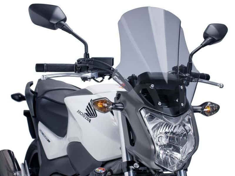 Puig Touring Plus Screen For Honda NC700 S 2012-2013 - Black