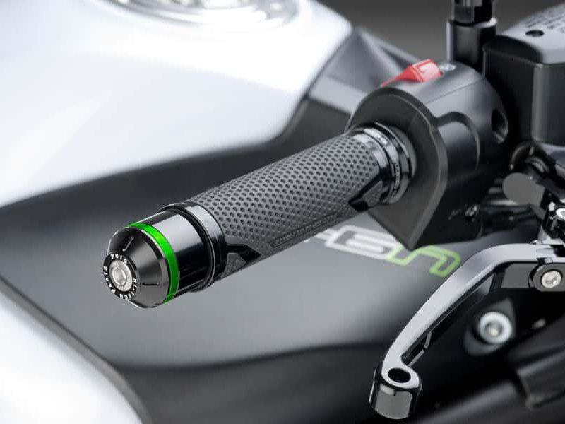 Puig Short Bar End Weights With Coloured Rim For BMW M1000RR 2023-2025 - Black