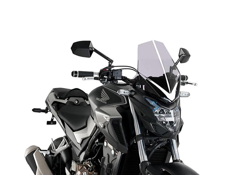 Puig New Generation Sport Screen For Honda CB500 F 2016-2024 - Light Smoke