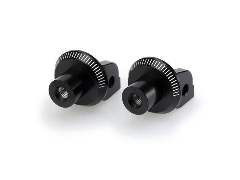 Puig Footpeg Adaptors For MV Agusta Brutale 1000 Oro 2019-2023 - Black