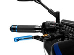 Puig Extendable Folding V3 Brake Lever For Ducati 1098 2007-2008 - Blue Extender With Gold Selector