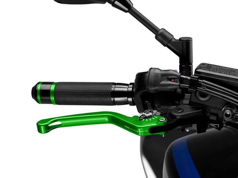 Puig Fixed V3 Brake Lever For Ducati 1098 2007-2008 - Green With Silver Selector