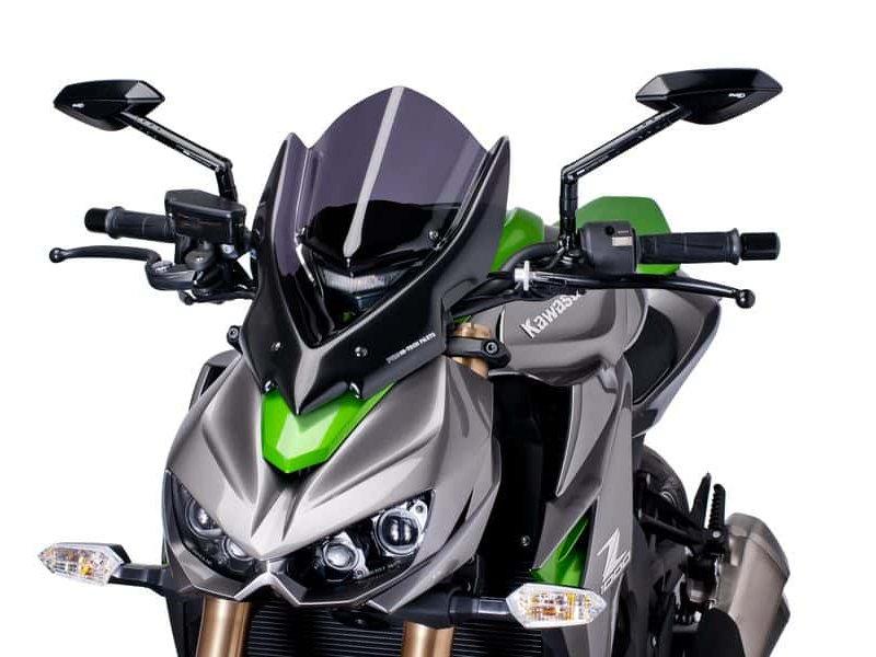 Puig New Generation Touring Screen For Kawasaki Z1000 2014-2020 - Dark Smoke