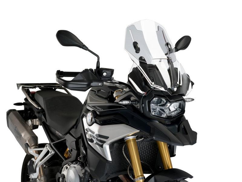 Puig Adjustable Touring Screen For BMW F750 GS 2018-2024 - Clear