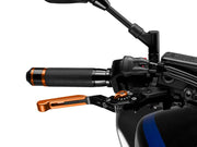 Puig Extendable Folding V3 Brake Lever For Ducati 1098 2007-2008 - Orange Extender With Orange Selector