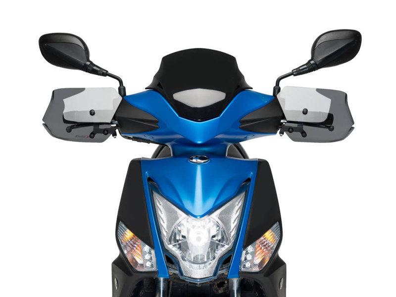 Puig Maxiscooter Handguards For Kymco AK 550 2017-2021 - Dark Smoke