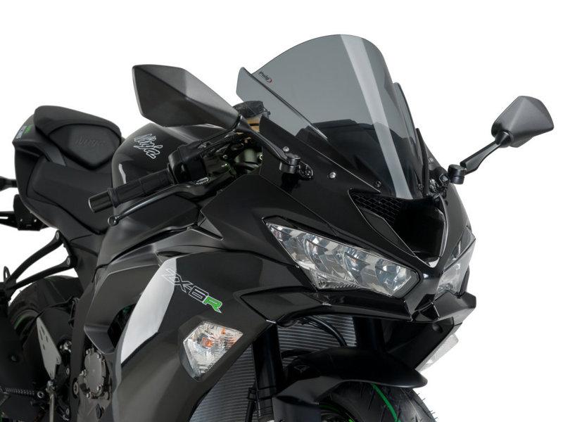 Puig Z-Racing Screen For Kawasaki ZX-10R 2008-2010 - Dark Smoke