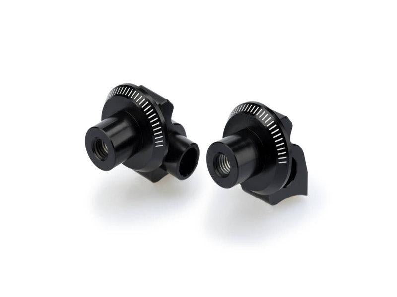 Puig Footpeg Adaptors For Aprilia Dorsoduro 900 2017-2020 - Black