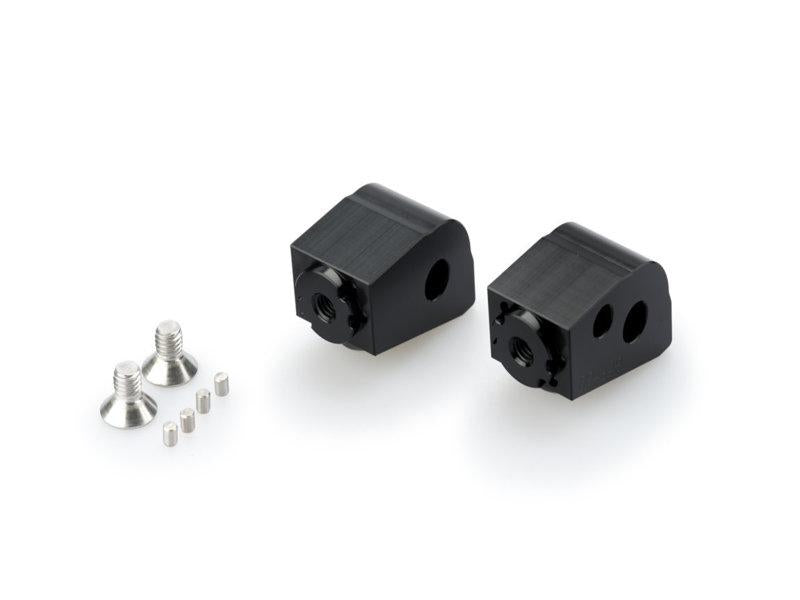 Puig Pillion Adjustable Footpeg Adaptors For KTM 1290 Super Adventure R 2021-2024 - Black