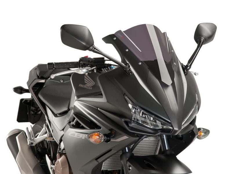 Puig Z-Racing Screen For Honda CBR500 R 2016-2018 - Dark Smoke