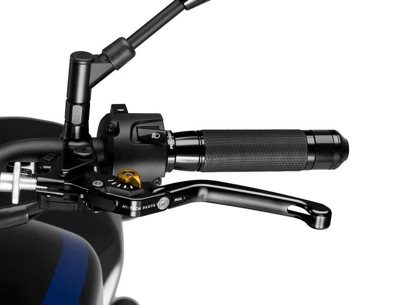 Puig Folding V3 Clutch Lever For Ducati 1098 2007-2008 - Black With Gold Selector