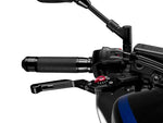 Puig Extendable Folding V3 Brake Lever For Ducati 1098 2007-2008 - Black Extender With Red Selector
