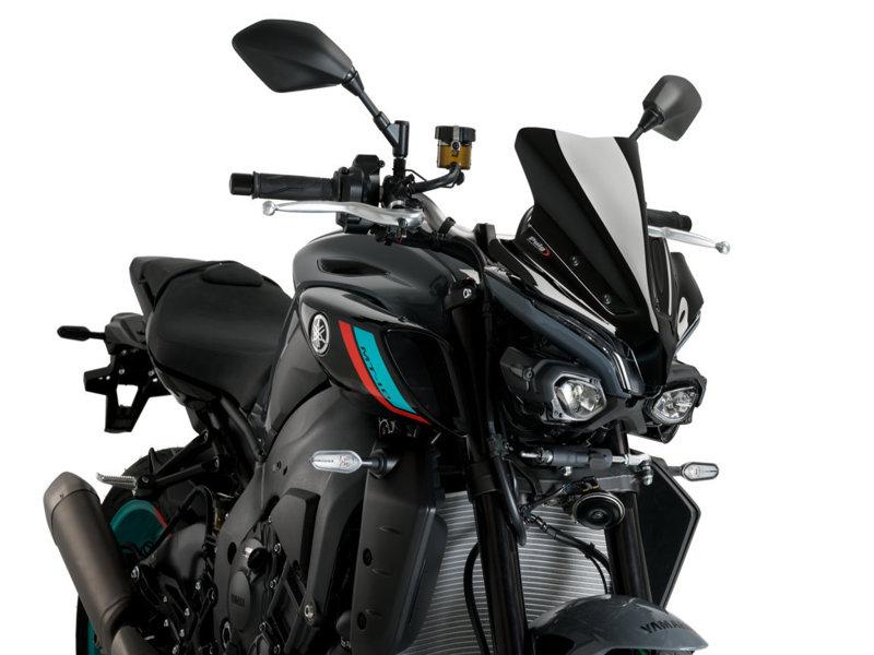 Puig New Generation Sport Screen For Yamaha MT-10 2022-2025 - Black
