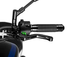 Puig Short V3 Clutch Lever For Ducati 1098 2007-2008 - Black With Green Selector