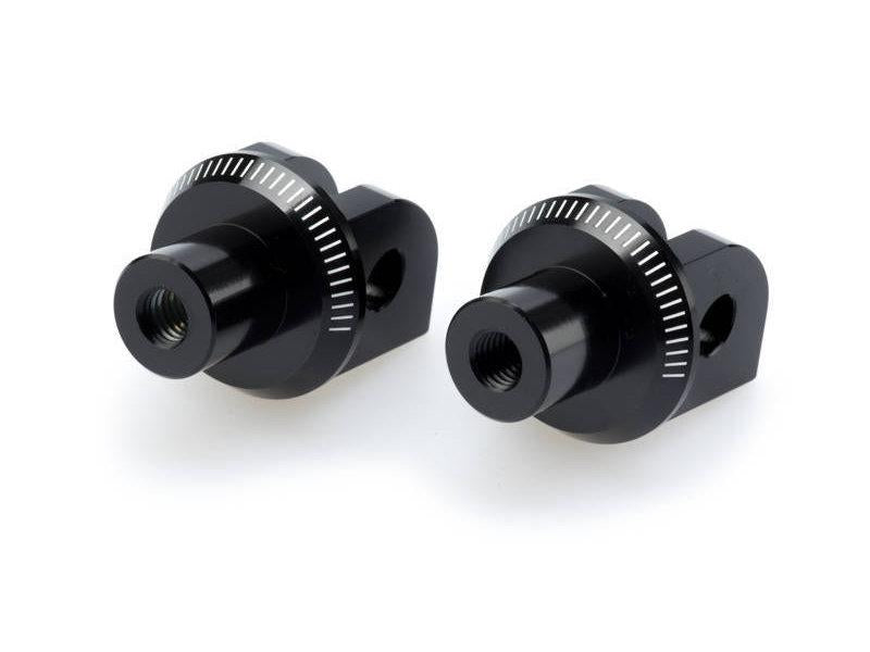 Puig Footpeg Adaptors For Suzuki GSX R 250 2017-2019 - Black