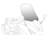 Puig V-Tech Line Touring Screen For Honda Forza 750 2021-2024 - Light Smoke