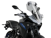 Puig Touring Screen With Extender For Yamaha Tracer 7 2021-2025 - Light Smoke