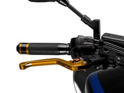 Puig Fixed V3 Brake Lever For Ducati 1098 2007-2008 - Gold With Orange Selector