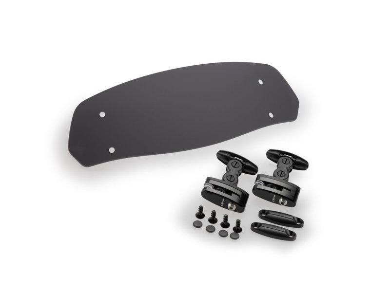 Puig Adjustable Clip-On Screen Extender 102mm x 325mm For KTM 1290 Super Adventure R 2017-2020 - Dark Smoke
