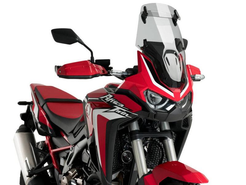 Puig Touring Screen With Extender For Honda Africa Twin CRF1100L 2020-2023 - Light Smoke
