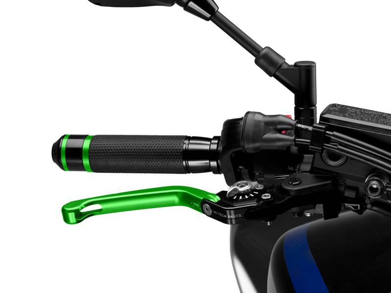 Puig Folding V3 Brake Lever For Ducati 1098 2007-2008 - Green With Silver Selector