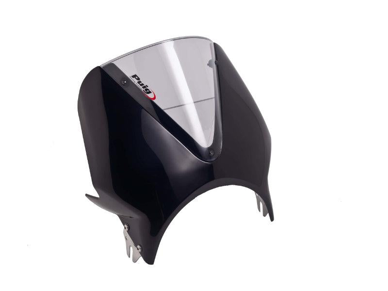 Puig Black Fairing with Vision Screen For Suzuki 125 XT 1999-2000 - Light Smoke