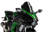 Puig Z-Racing Screen For Kawasaki H2 SX SE 2023-2025 - Black