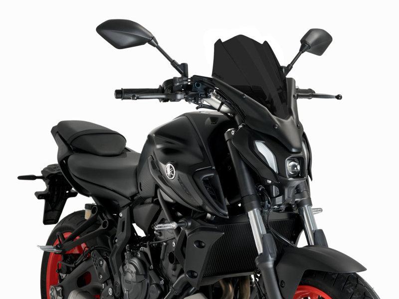 Puig New Generation Touring Screen For Yamaha MT-07 2021-2024 - Dark Smoke