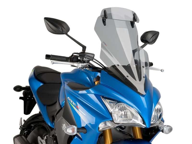 Puig Touring Screen With Extender For Suzuki GSX S 1000 F 2015-2020 - Light Smoke