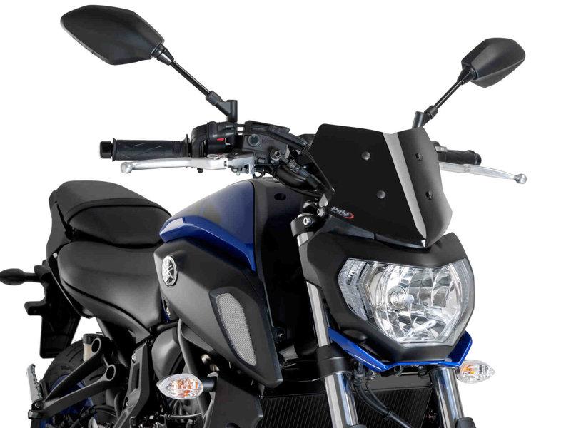 Puig New Generation Sport Screen For Yamaha MT-07 2018-2020 - Black